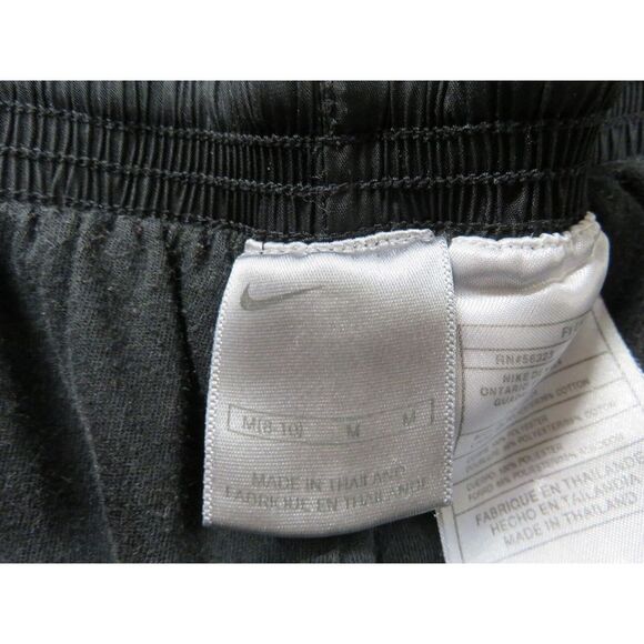Nike‎ Black Sweat Pants Women's Size Medium M (8-10) Black Pockets Draw String - Picture 5 of 8